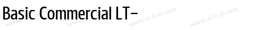 Basic Commercial LT字体转换
